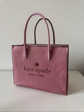 Kate Spade New York Trista Glitter Shopper Tote
